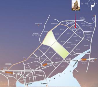 Project Image of 670 Sq.ft 1 BHK Apartment / Flat for sale in Kharghar for Rs. 8200000