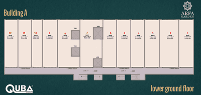 Project Image of 418.0 - 829.0 Sq.ft 1 BHK Apartment for buy in Quba Arfa Garden