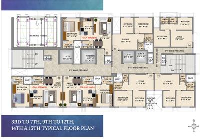 Project Image of 300.1 - 563.1 Sq.ft 1 BHK Apartment for buy in Ashwamesh Blue Berry