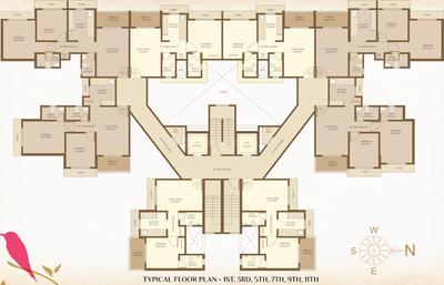 Project Image of 0.0 - 613.0 Sq.ft 2 BHK Apartment for buy in Gurukrupa Amber Vista