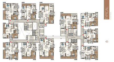 Project Image of 1720.0 - 2680.0 Sq.ft 3 BHK Apartment for buy in CMR Karlan Grand