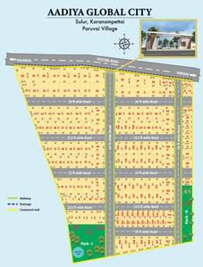Project Image of 435.0 - 2795.0 Sq.ft Residential Plot Plot for buy in Aadiya Global City