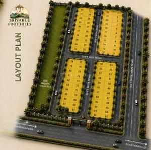 Project Image of 1800.0 - 2000.0 Sq.ft Residential Plot Plot for buy in SK Srivaruu Foot Hills