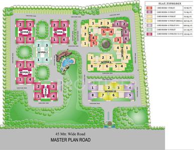 Devika Devika Skypers Tower 8 9 & 10 Site Plan 1