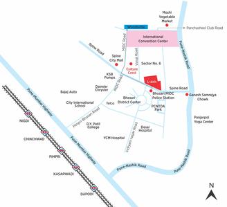 Project Image of 710.85 - 917.41 Sq.ft 2 BHK Apartment for buy in Pharande L Axis Phase III Cluster A
