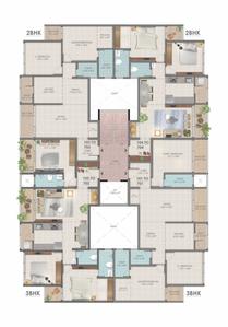 Project Image of 1132.0 - 1460.0 Sq.ft 2 BHK Apartment for buy in Palm Town
