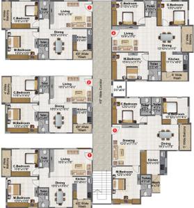 Project Image of 918.0 - 1167.0 Sq.ft 2 BHK Apartment for buy in Fortune Green Gold Crest