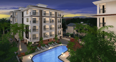 Project Image of 736.0 - 1432.0 Sq.ft 1 BHK Apartment for buy in Acron Candolim Manolita