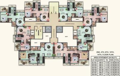 Project Image of 380.51 - 567.8 Sq.ft 1 BHK Apartment for buy in B G Patil Nanu Park