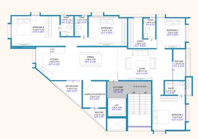 Project Image of 706.0 - 1616.0 Sq.ft 2 BHK Apartment for buy in Momsha Pratibha Sadan