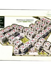 Project Image of 721.18 - 936.46 Sq.ft 2 BHK Apartment for buy in Mangla Mangla Greens Project A 14 To A 17 & B 22