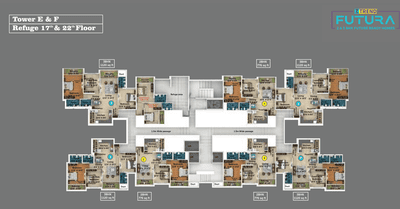 Project Image of 721.0 - 1120.0 Sq.ft 2 BHK Apartment for buy in Saheel Itrend Futura