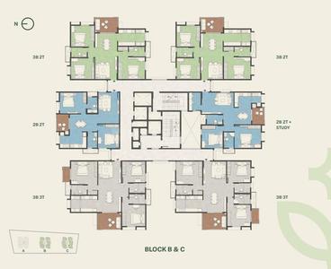 Project Image of 1229 Sq.ft 2 BHK Apartment / Flat for sale in Essel Gardens for Rs. 14000000