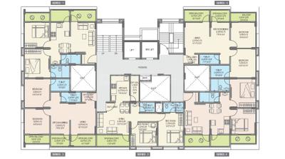 Project Image of 679.5 - 684.0 Sq.ft 2 BHK Apartment for buy in Raviraj Greenaria Building B