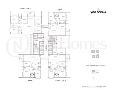 Project Image of 3314 Sq.ft 4 BHK Apartment / Flat for sale in Chandrasekharpur for Rs. 53000000