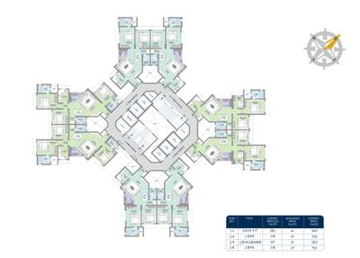 Project Image of 755.0 - 952.0 Sq.ft 2 BHK Apartment for buy in Nirmal Turquoise