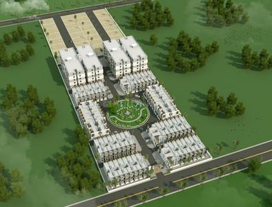 Project Image of 377.0 - 549.0 Sq.ft 2 BHK Villa for buy in ABAD Pride City