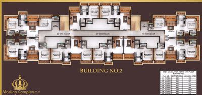 Project Image of 576.0 - 1332.0 Sq.ft 1 BHK Apartment for buy in Al Hamd Madina Complex Phase 2