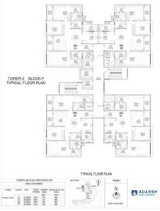 Project Image of 909.0 - 1289.0 Sq.ft 2 BHK Apartment for buy in Adarsh Park Heights