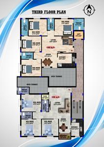 Project Image of 1256.0 - 1398.0 Sq.ft 3 BHK Apartment for buy in Mithun Sky Garden