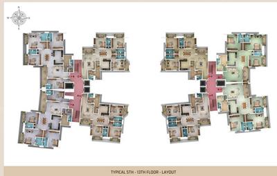 Project Image of 2601.0 - 3336.0 Sq.ft 3 BHK Apartment for buy in Noel Cloudwalk