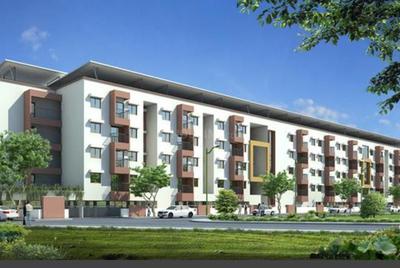 Project Image of 480.0 - 715.0 Sq.ft 1 BHK Apartment for buy in RedBricks Bricks Village Phase II