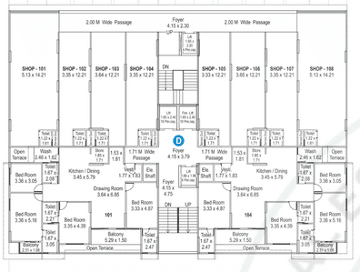 Project Image of 1577 Sq.ft 3 BHK Apartment / Flat for sale in Chharodi for Rs. 13865000