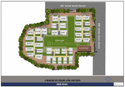 Project Image of 1055.0 - 1865.0 Sq.ft 2 BHK Apartment for buy in 4 Blocks