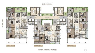Project Image of 6200.0 - 8100.0 Sq.ft 4 BHK Apartment for buy in Poulomi Palazzo
