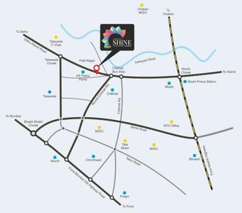 Project Image of 967 Sq.ft 2 BHK Apartment / Flat for sale in Chikhali for Rs. 6028720