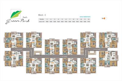 Project Image of 1400 Sq.ft 3 BHK Apartment / Flat for sale in Yapral for Rs. 11300000