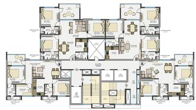 Project Image of 1047.0 - 4047.0 Sq.ft 2 BHK Apartment for buy in Srijan The Royal Ganges