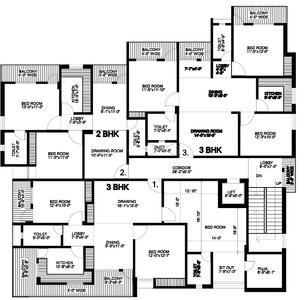 Project Image of 1156.0 - 2085.0 Sq.ft 2 BHK Apartment for buy in Neel Urmila Shree Apartment