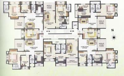 Project Image of 1050.0 - 1210.0 Sq.ft 2 BHK Apartment for buy in Ritu Fame