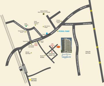Project Image of 454.0 - 668.0 Sq.ft 1 BHK Apartment for buy in Shantee Sunshine Sapphire Wing A and Wing B