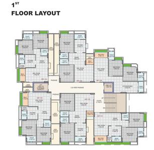 Project Image of 622.58 - 665.32 Sq.ft 2 BHK Apartment for buy in Sns Priide