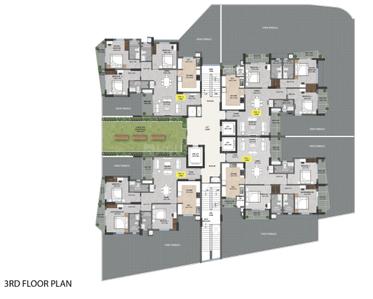 Project Image of 1767.0 - 1928.0 Sq.ft 3 BHK Apartment for buy in ABAD Luxuria