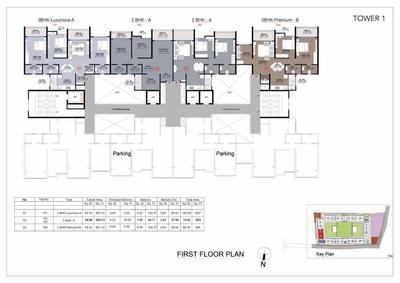 Project Image of 631.42 - 1087.0 Sq.ft 2 BHK Apartment for buy in Kohinoor Central Park Phase 1