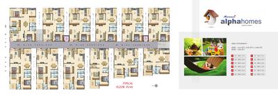 Project Image of 1225.04 - 1550.0 Sq.ft 2 BHK Apartment for buy in Maanvi Alpha Homes