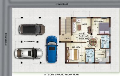 Project Image of 532.0 - 832.0 Sq.ft 1 BHK Apartment for buy in Avigna AHPL Eminence Apartment