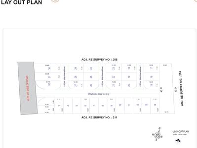 Suryam Bungalows Layout Plan 1