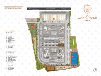 Project Image of 733.56 - 2250.0 Sq.ft 2 BHK Apartment for buy in Paradise Sai World Legend