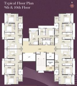 Project Image of 430.02 - 713.0 Sq.ft 2 BHK Apartment for buy in Empire Meghna Chsl