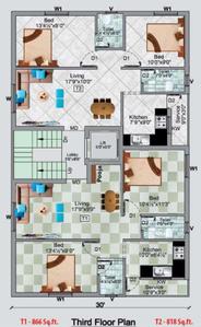 Project Image of 818.0 - 1433.0 Sq.ft 2 BHK Apartment for buy in Yes Gee Heritage