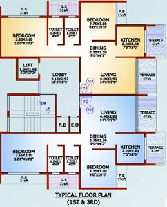 Project Image of 0.0 - 1144.0 Sq.ft 2 BHK Apartment for buy in Apollo One