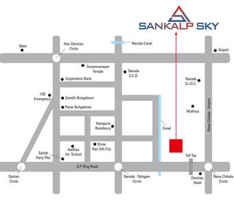 Shree Sankalp Sky Location Plan 1