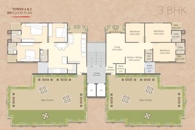 Project Image of 684.0 - 871.0 Sq.ft 2 BHK Apartment for buy in Shree Shukan Aroma