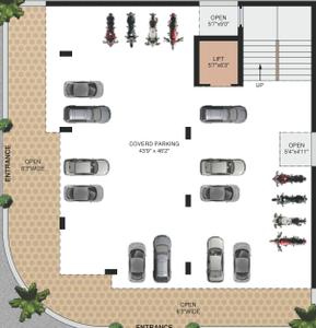 Project Image of 286.64 - 336.37 Sq.ft 1 BHK Apartment for buy in Rudra Krishna Elegance