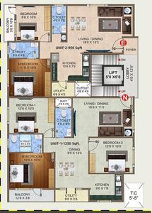 Project Image of 950.0 - 1250.0 Sq.ft 2 BHK Apartment for buy in Shivaganga Ashirwad
