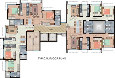 Project Image of 600.0 - 800.0 Sq.ft 2 BHK Apartment for buy in H Square AN Heights